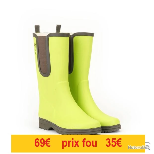 Botte Femme AIGLE EGOA KIWI/KAKI P41 34484 3 Botte Femme AIGLE EGOA KIWI/KAKI P41 34484