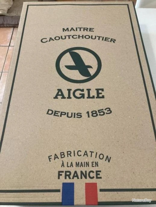 Bottes Aigle Benyl XL Kaki Neuf Taille 48 4 Bottes Aigle Benyl XL Kaki Neuf Taille 48 â Image 2