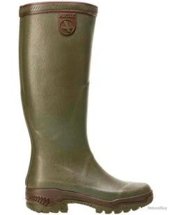 Aigle Bottes Caoutchouc Parcours 2 Couleur Olive.