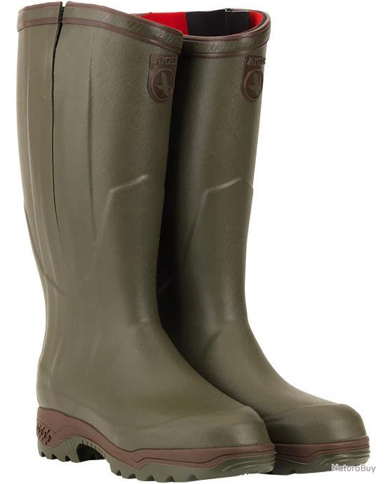 Aigle Botte En Caoutchouc Parcours 2 ISO Open Couleur Olive. 5 Aigle Botte En Caoutchouc Parcours 2 ISO Open Couleur Olive. – Image 3