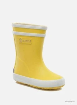Bottes De Pluie Baby Flac AIGLE Jaune 21 15 Bottes De Pluie Baby Flac AIGLE Jaune 21 -Aigle 00007 Bottes de pluie Baby Flac AIGLE Jaune 21
