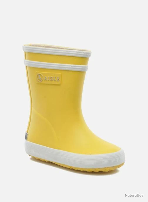 Bottes De Pluie Baby Flac AIGLE Jaune 21 9 Bottes De Pluie Baby Flac AIGLE Jaune 21 – Image 7
