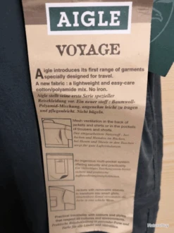 PANTALON AIGLE CANTON CARBONE 44 65184.44 -Aigle 00009 PANTALON AIGLE CANTON CARBONE 44 65184.44