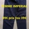 Aigle PANTALON FEMME IMPERIAL LYCRA MARINE T 42 2832/03-42 -Aigle 00009 PANTALON FEMME IMPERIAL LYCRA MARINE T 42 2832 03 42