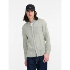 Chemise Lin à Manches Longues Aigle -Aigle chemise lin a manches longues aigle 11