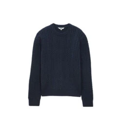 Pull Torsadé Col Rond Aigle